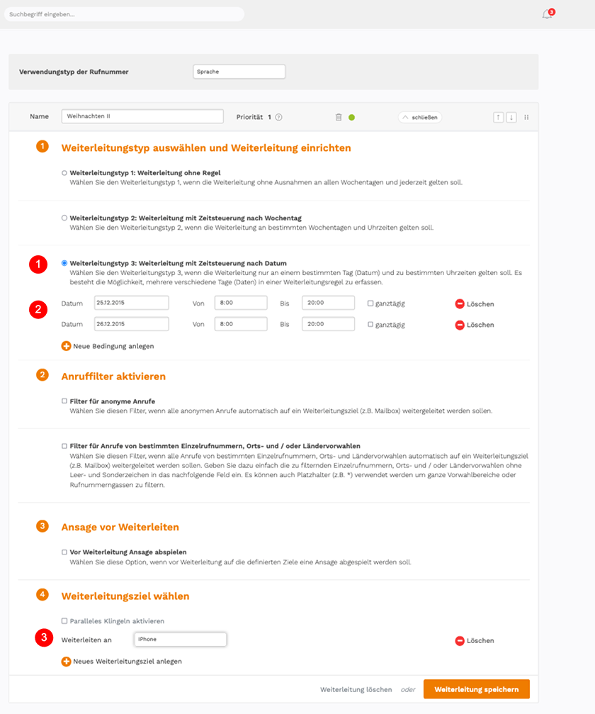 Fallbeispiel 2 Feiertagsregelung Schritt 2