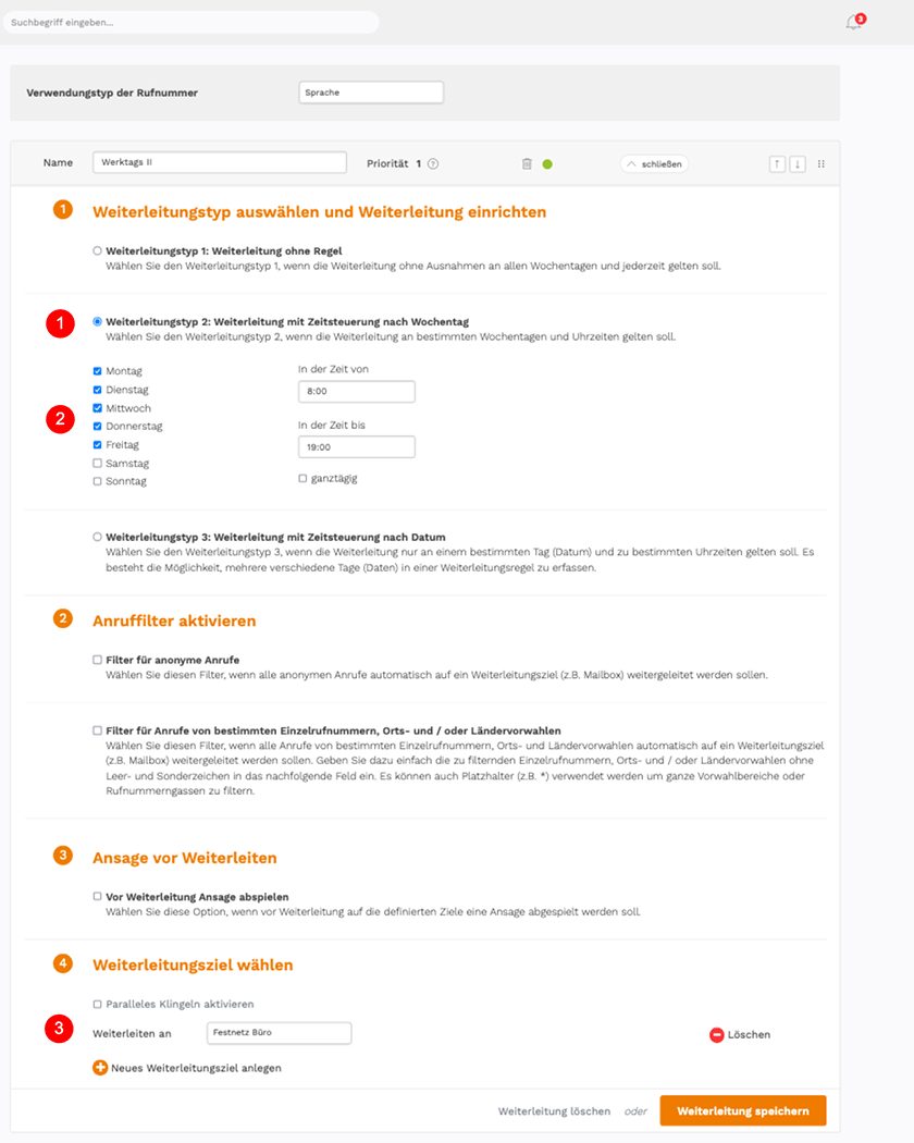 Operator Fallbeispiel 2 Werktagsregelung Schritt 2